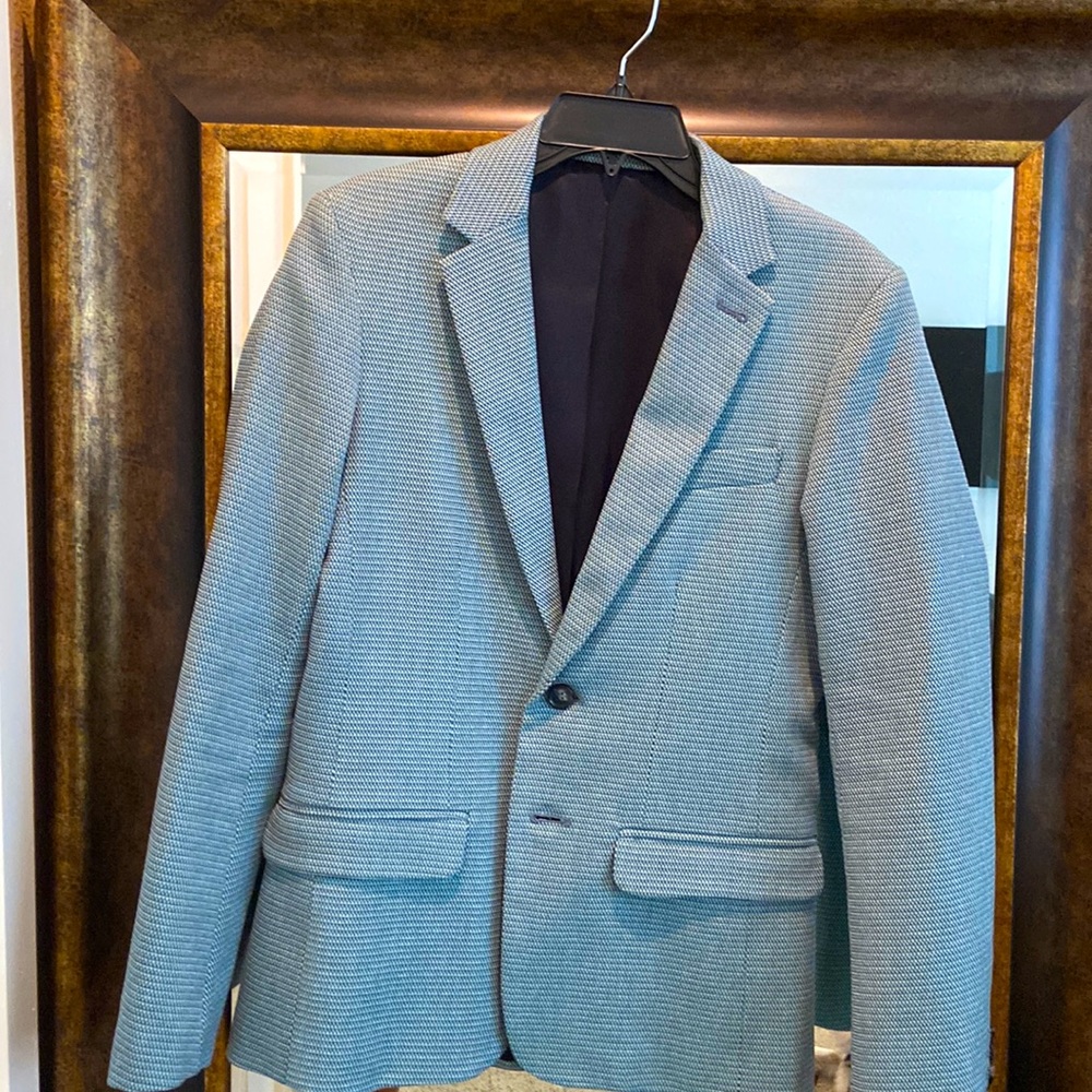 Mr Turk suit jacket. Matching trousers and vest are also available